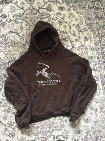 Hoodie M'Mansion Archives braun Grösse M guter Zustand