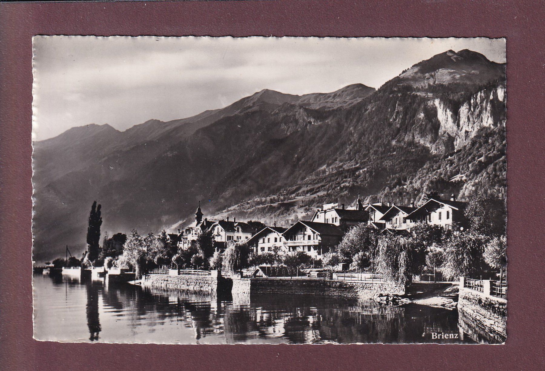 Ansichtskarten: BRIENZ - 1957 – Gebraucht aus Pully von nicecards