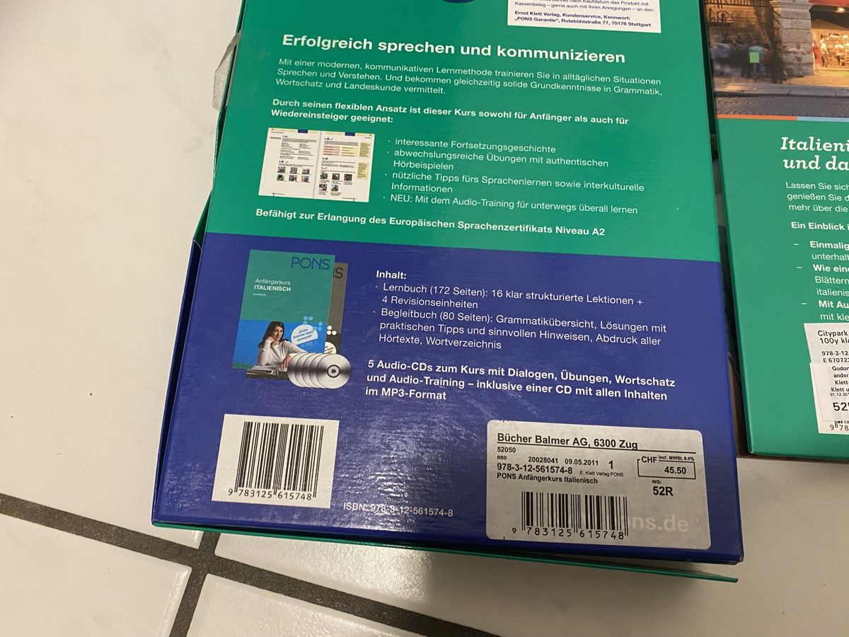 Schreibblöcke: Pons Anfängerkurs Italienisch – Gebraucht aus Buchrain von Sisi83 6