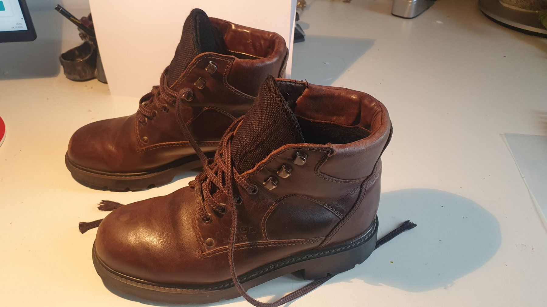 Camel Scarpe da uomo: Camel Boots Herren,  Leder, Braun, – Usato da Hombrechtikon venduto da roteWueste 2