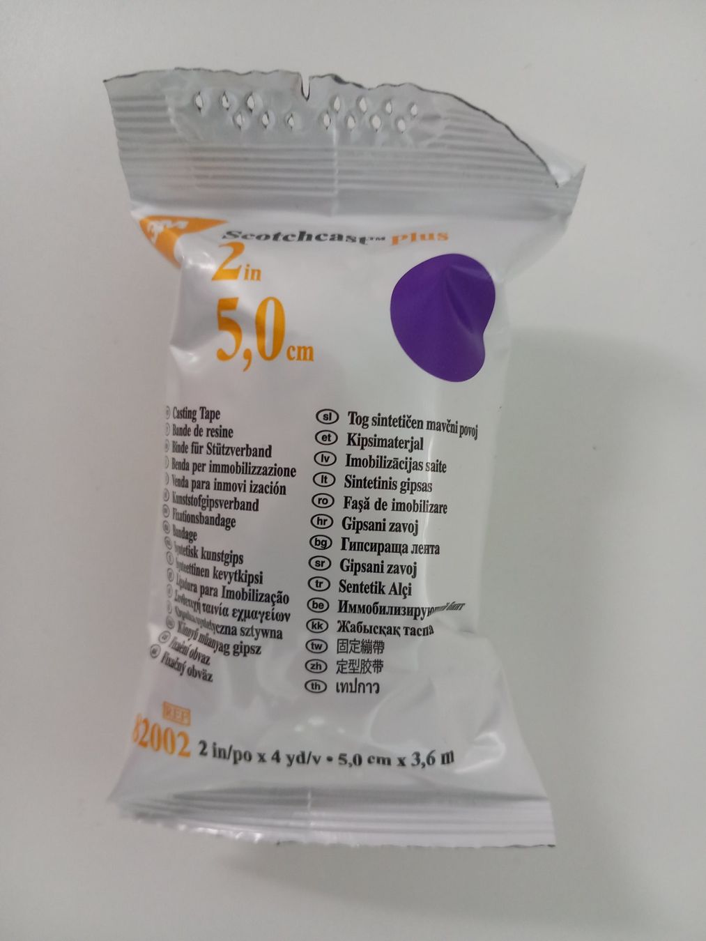 Materiale per modellare: Scotchcast plus 5.0 cm violett Gipsverband neu – Nuovo e nell'imballaggio originale da Oensingen venduto da Wabuoe