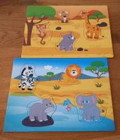 SET AN 2 *KLEINKINDER - PUZZLE* 24 X 33CM/2 X 4 T./VOLLST.