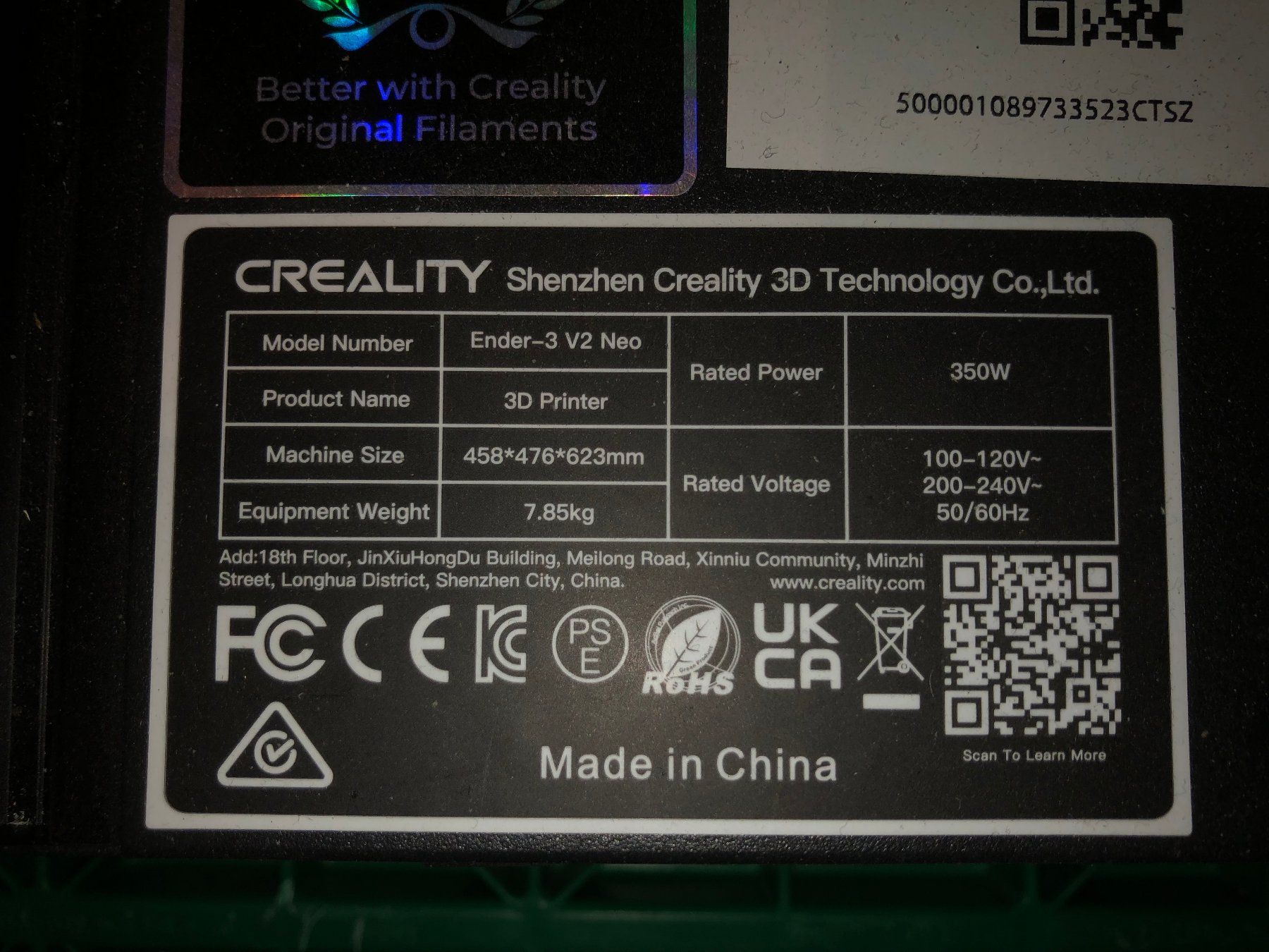 Creality Stampanti 3D: 3D-Drucker Creality Ender-3 V2 Neo – Usato da Bremgarten AG venduto da eisberg007 3