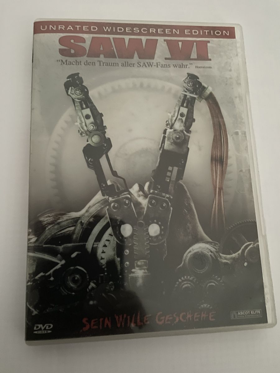 Tutti i DVDs: Saw 6 – Usato da Winterthur venduto da Cobraforce