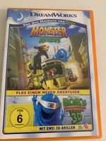 Monster vs Aliens DVD + Bonusfilm + 2x 3D-Brille Ki9