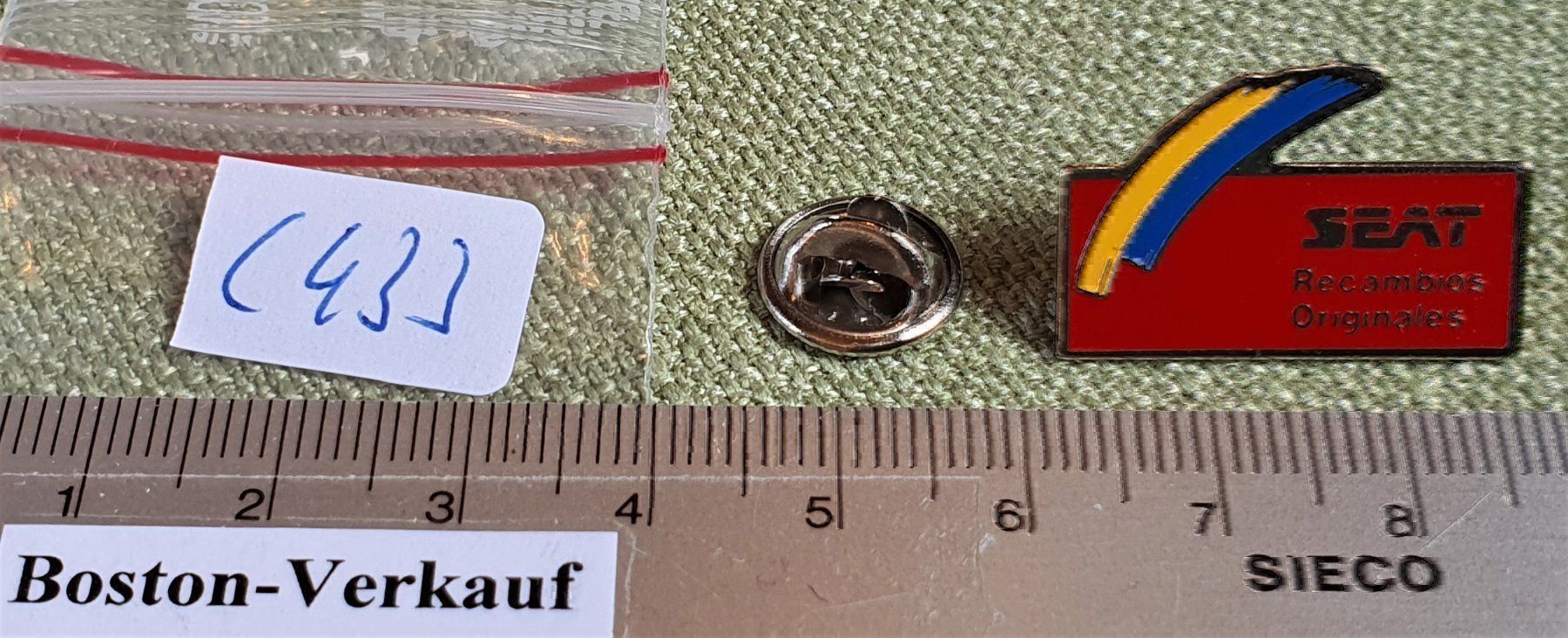 Placchette & Badge: C433 - Pin Seat Recambios Originales CH – Usato da Reinach BL venduto da Boston-Verkauf 2