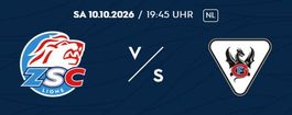 1x Ticket ZSC Lions vs Fribourg-Gottéron 10.10