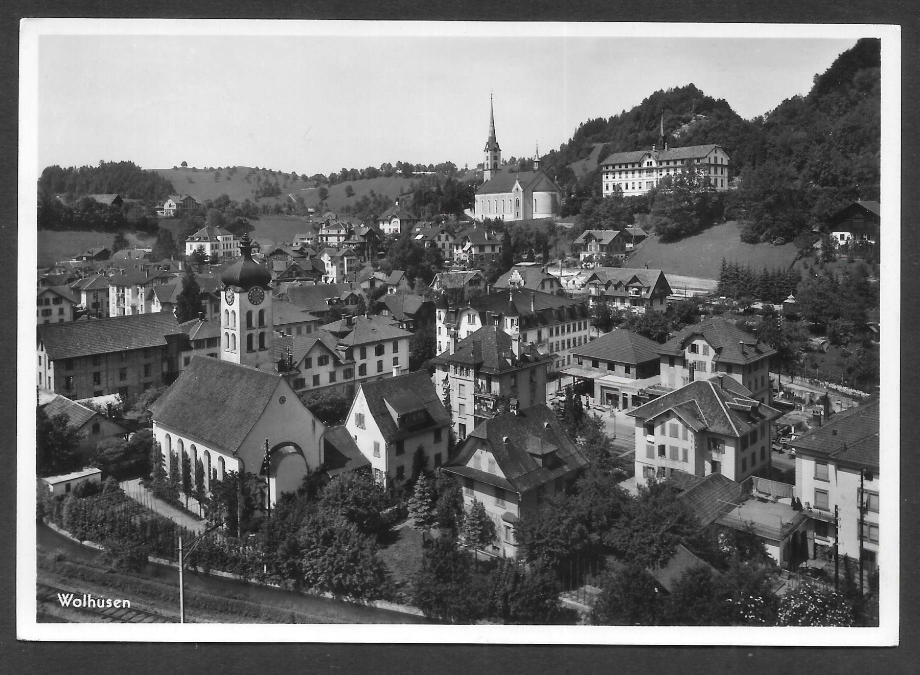 Cartoline postali: Wolhusen Teilansicht – Usato da Olten venduto da clotaldi
