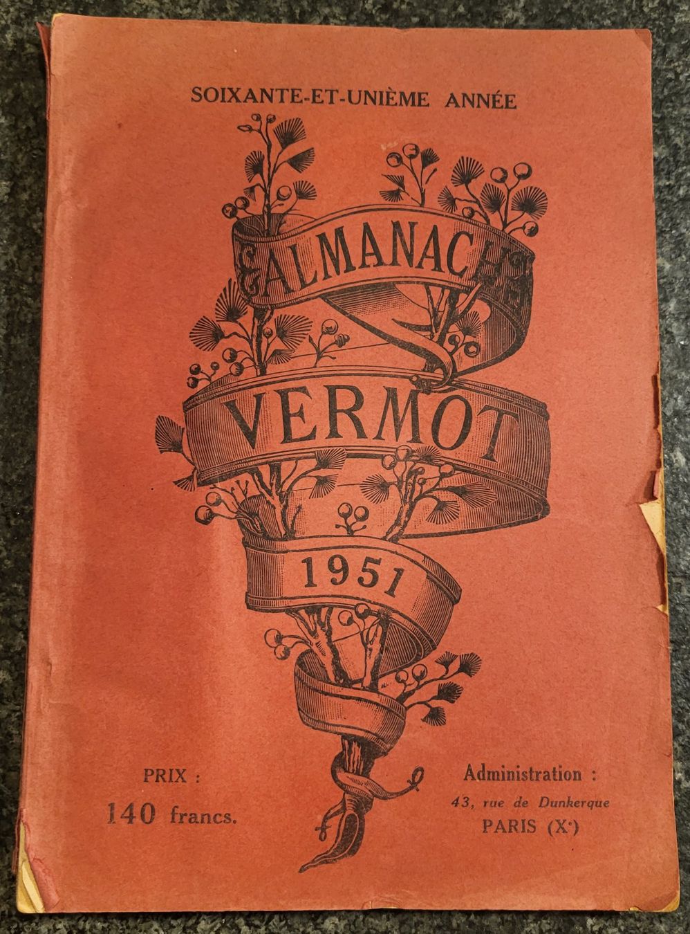 Riviste & Magazine: Almanach Vermot 1951 – Usato da Montet (Glâne) venduto da Koada2