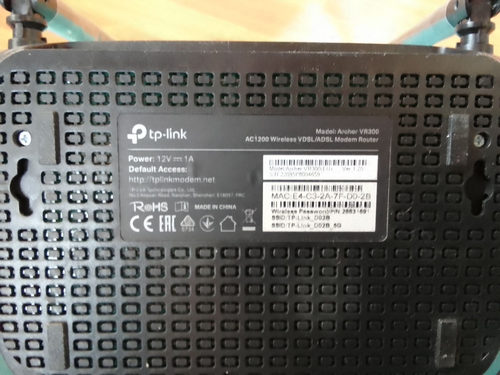 TP-Link Modems & Router: TP-Link ADSL / VDSL WiFi Router AC 1200 – Gebraucht aus Ebmatingen von swiss.canadian 3