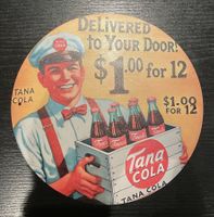 Blechschild TANA COLA Mitbringsel Geschenk Sammler Deko