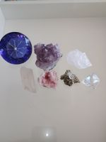 Konvolut Kristalle und Mineralien diverse Sorten unbestimmt
