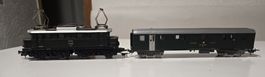 PIKO H0 E-Lok E 44 087 + SBB/CFF Gepäckwagen – sehr guter Zu
