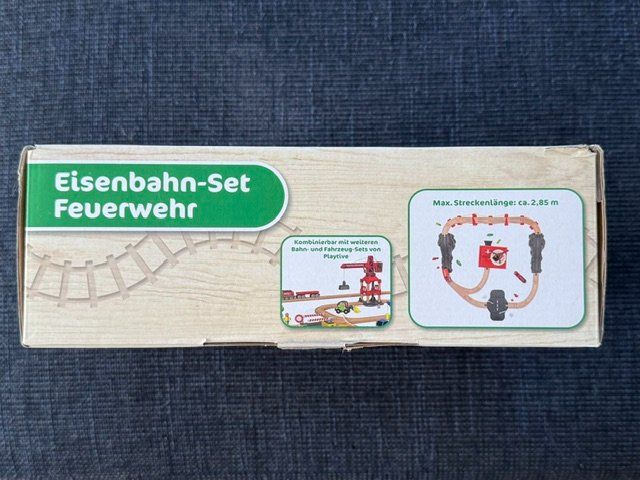 Giocattoli: Playtive Eisenbahn-Set - Feuerwehr, 47-teilig – Usato da Lostorf venduto da Nick1258 4