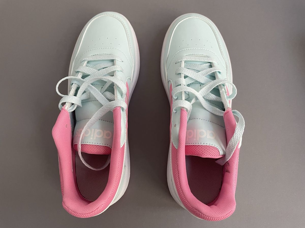 Adidas Scarpe da donna: Adidas Hoops Sneaker, Gr. 38, Neu, Mint/ Rosa – Nuovo (secondo la descrizione) da Bülach venduto da sue_w7w6 1