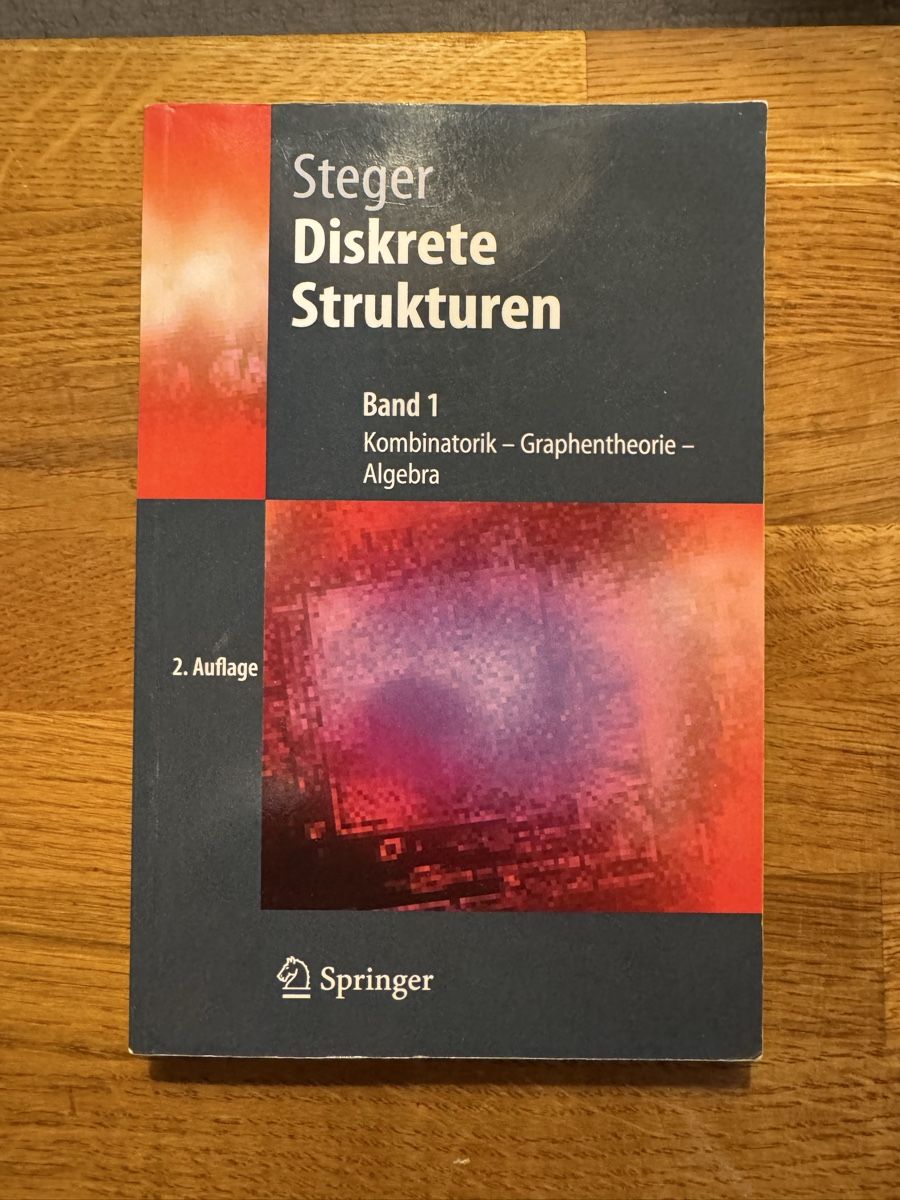 Libri: Steger Diskrete Strukturen Band 1 2. Auflage Springer – Usato da Zürich venduto da ambizio