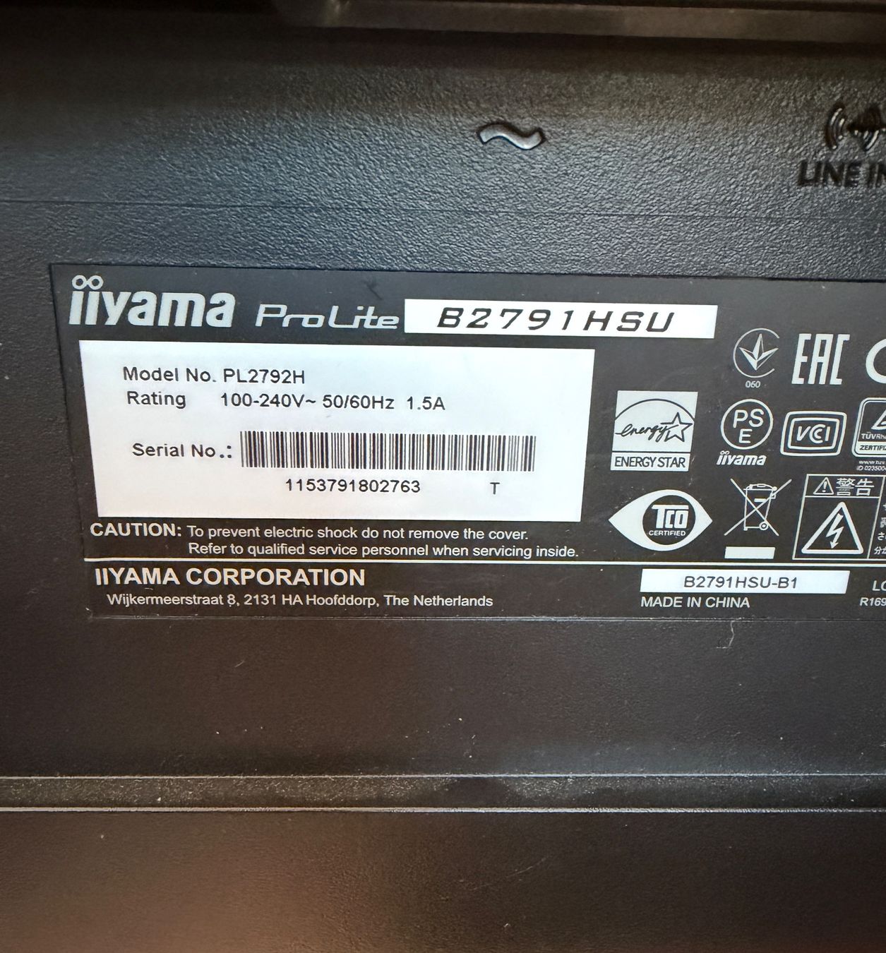 Iiyama Monitore: iiyama PL2792H – Gebraucht aus Burgdorf von Shawndx 2