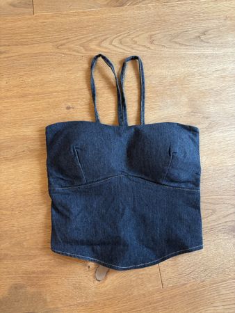 Denim Crop Top