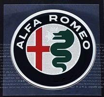 Alfa Romeo 3D Aufkleber Sticker 56mm (Art 21834)