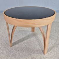 Coffee Table, Salontisch Beistelltisch mit Glasplatte