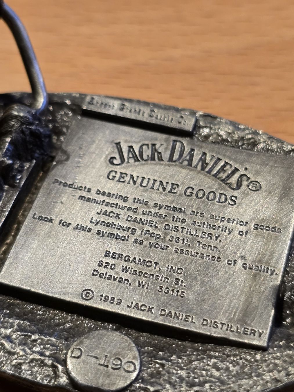 Jack Daniels Fibbie per cinture: Jack Daniel's Gurtschnalle – Usato da Elgg venduto da Kallipygos 1
