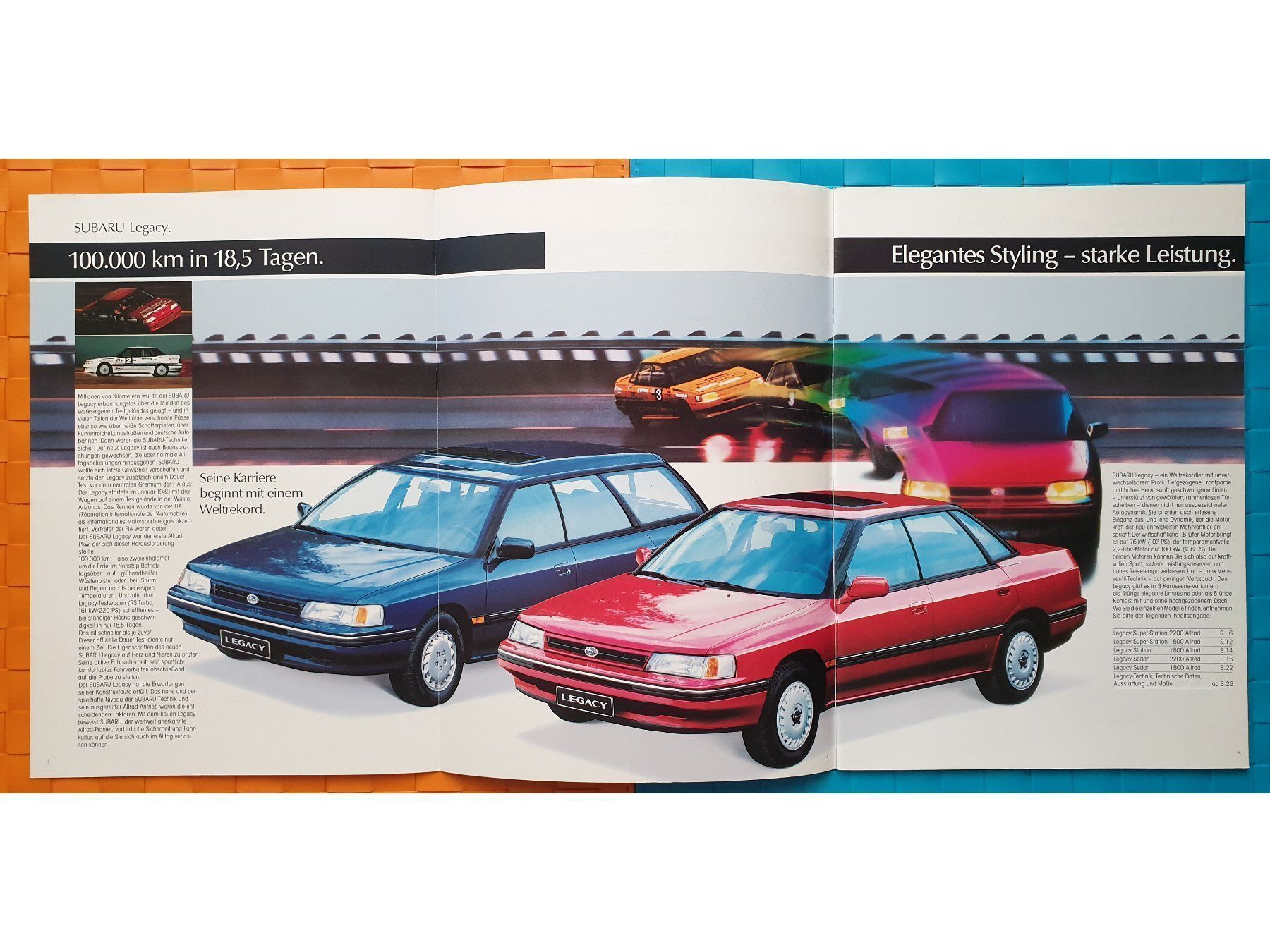 Riviste & Magazine: SUBARU LEGACY 1989 - Prospekt / Katalog – Nuovo (secondo la descrizione) da Viganello venduto da CARLiteratur 1