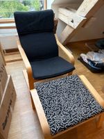 Fauteuil IKEA et repos-pieds
