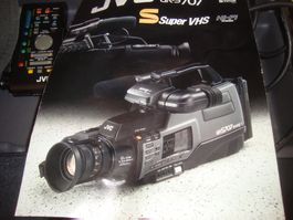 vintage JVC videomovie Camera GR-S707 Super VHS Hi-Fi Stereo