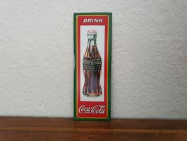 Emailschild Coca Cola Flasche Emaille Schild Reklame Retro