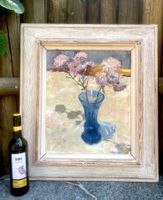 🌟Gemälde Bild Blumen Stillleben 50er August Frey 1959 🌟