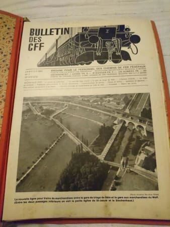 Libri: Bulletin CFF / Reliure de 1933 – Usato da Cortaillod venduto da signep 2