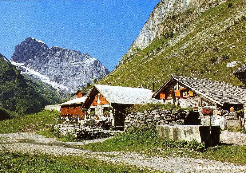 Ansichtskarten: Engelberg - Stäfeli mit Titlis + c1970 – Gebraucht aus Emmenbrücke von teestube