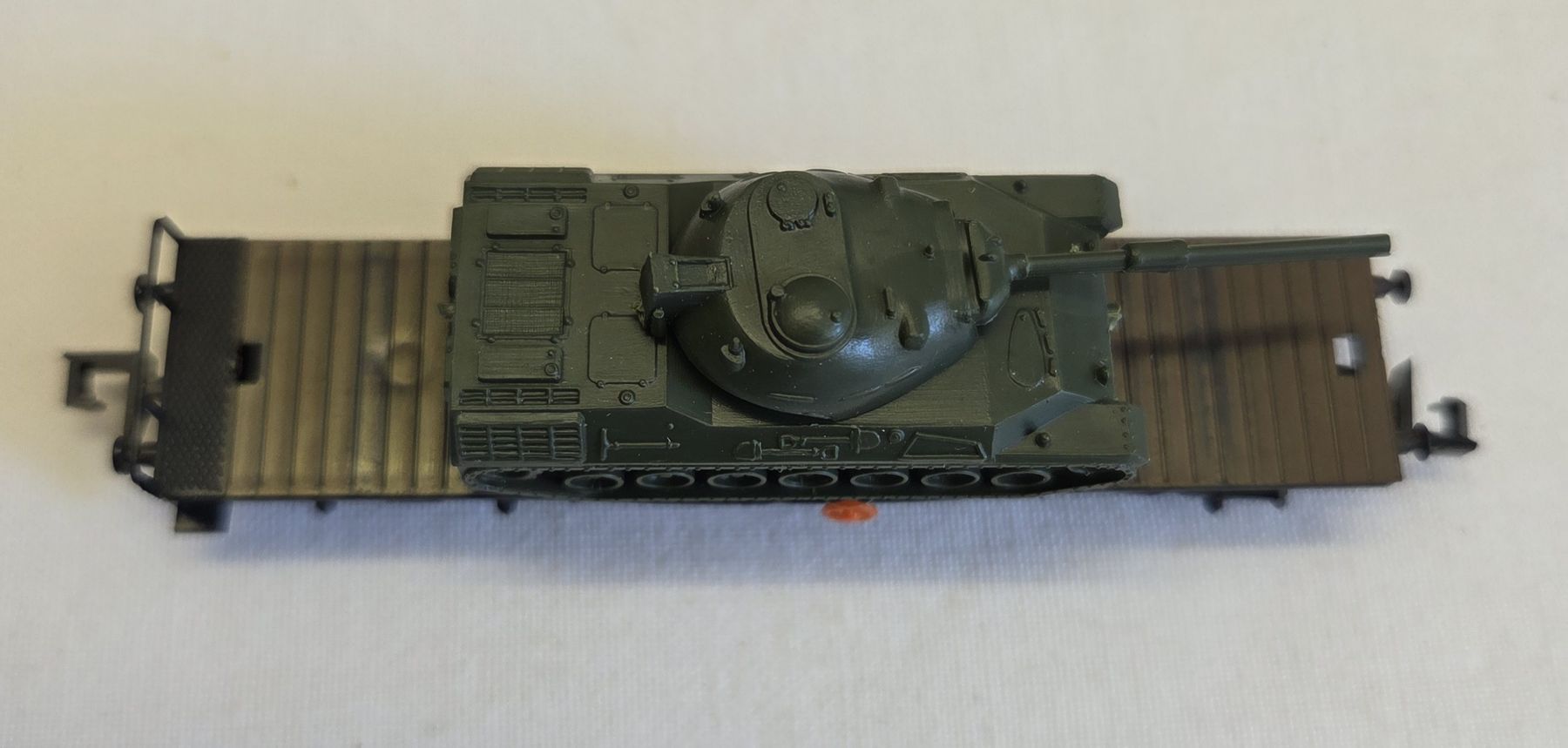 Arnold Modellini di ferrovie: Arnold Rapido N Flachwagen mit Panzer.. – Usato da Stans venduto da Ducati16 3