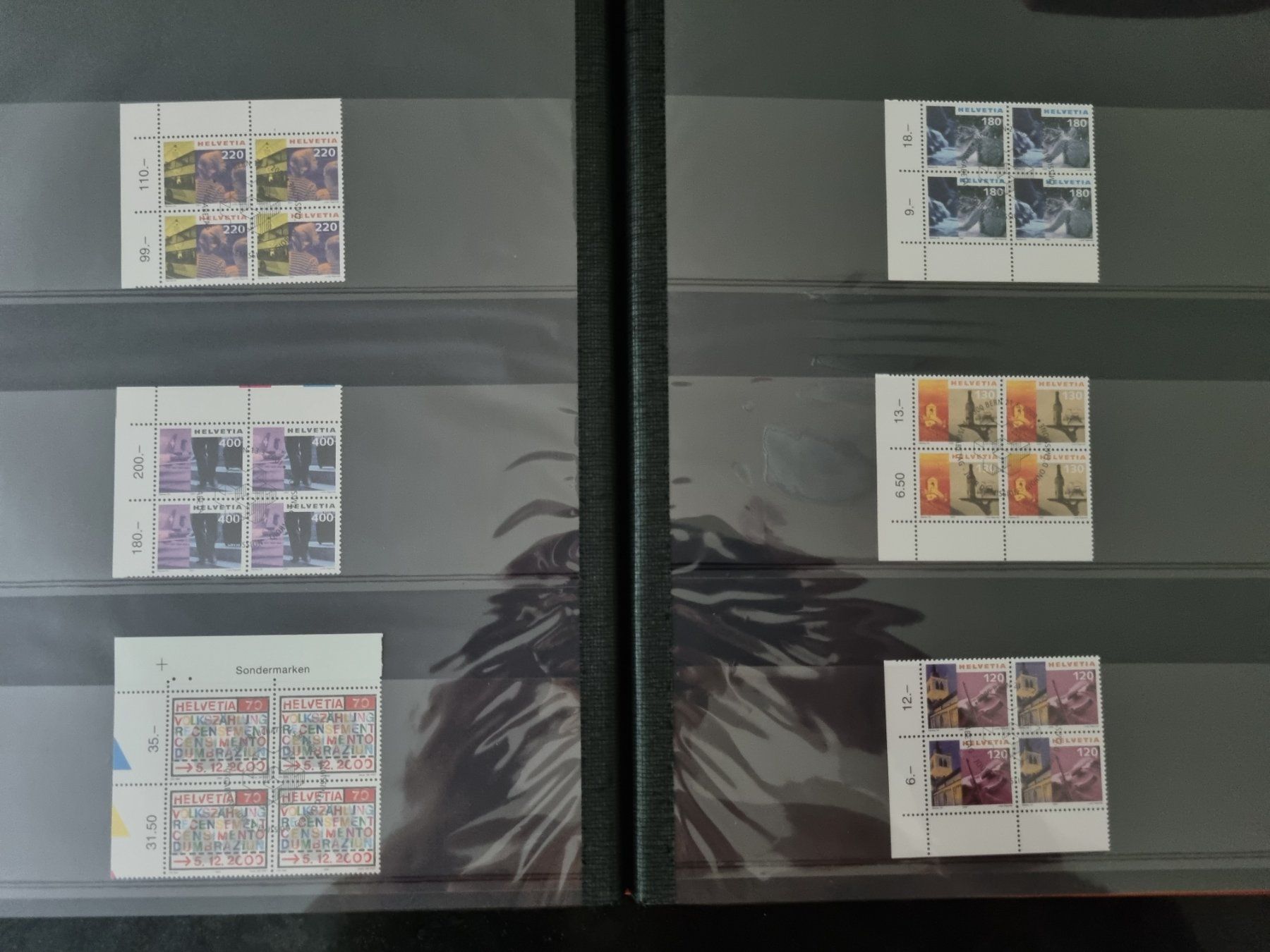 Tutti i francobolli: 7 Alben mit Viererblocks, etc - hoher Katalogwert – Usato da Gümligen venduto da Geniusbuy 8
