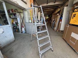 Zarges Alu-Bockleiter, 5 Tritt