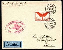 1932 Sonderflug Flugschiff DO-X Zurich-Altenrhein Kat. 350.-