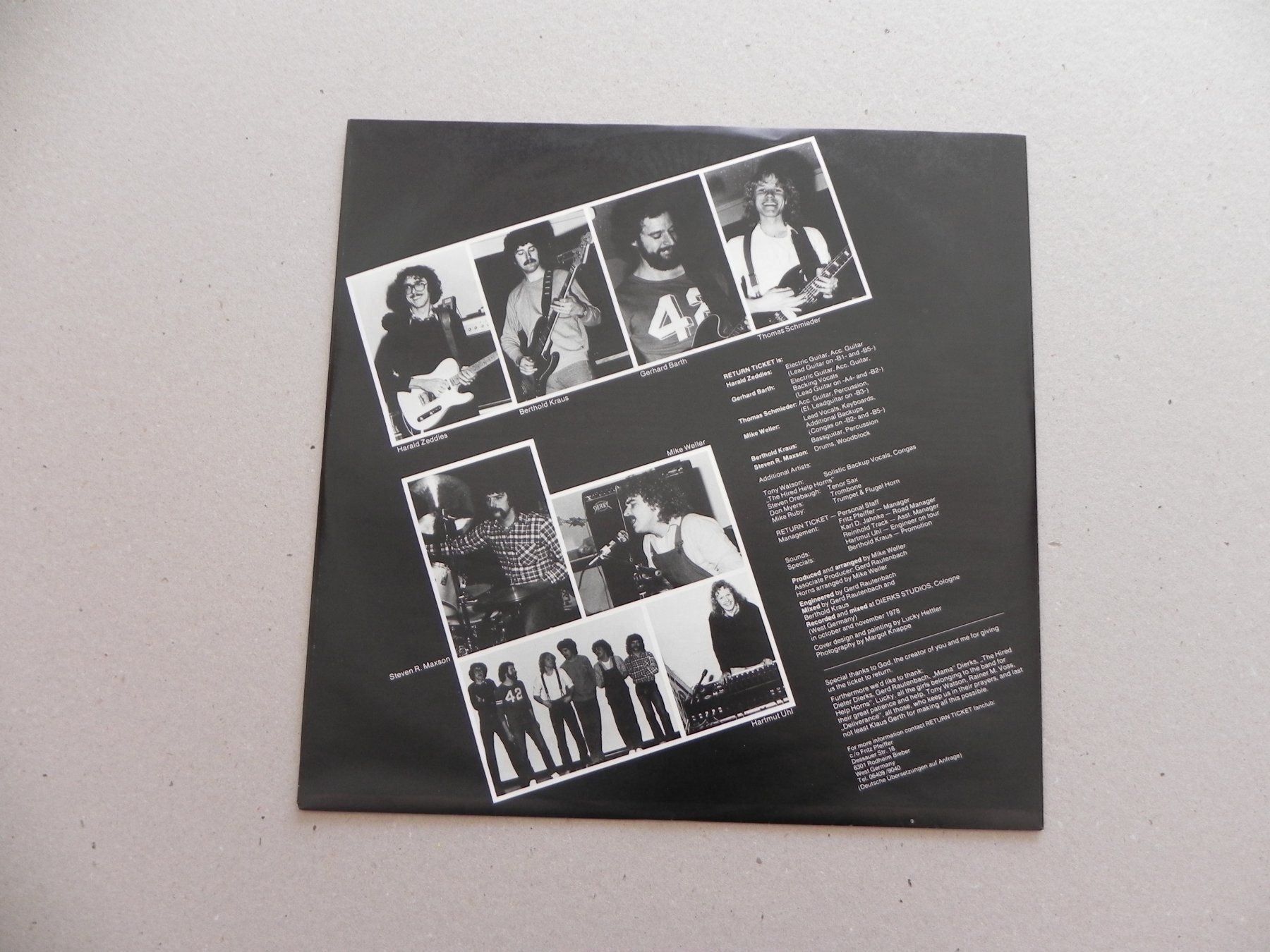 Dischi in vinile: LP Deutschland  Progressiv Funk Jazz Rock Return Ticket 1978 – Usato da Siebnen venduto da krimsie 2