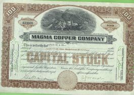 Magma Copper Company, 1930
