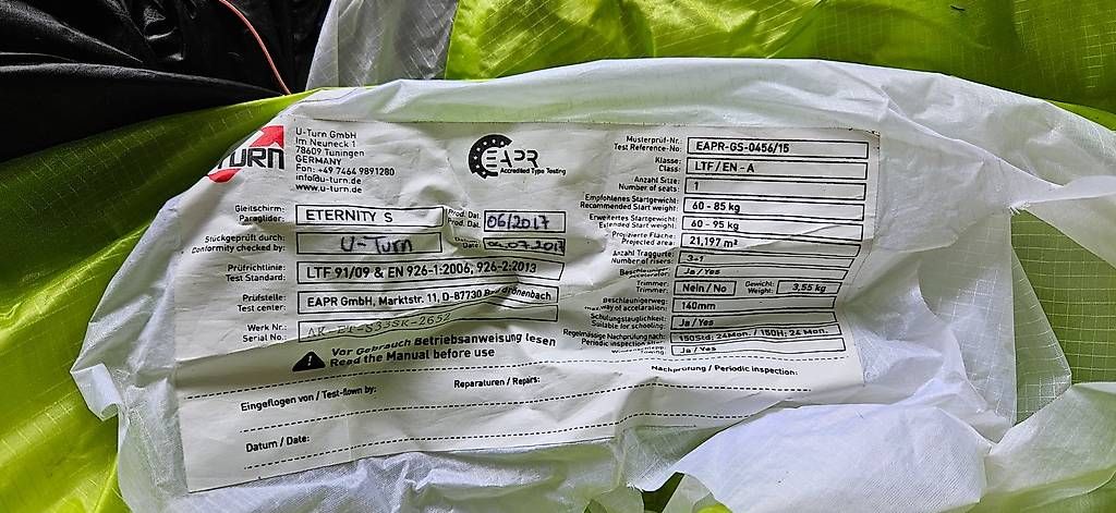 Sport dell'aria & Aquiloni: Gleitschirm Komplettsystem – Usato da Thun venduto da mrok01 5