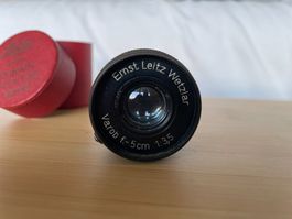 Objectif Leica f= 5 cm 1:3,5 Varob
