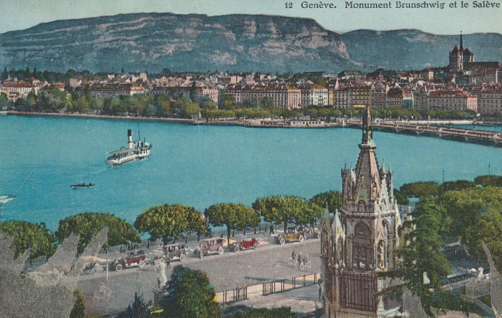 Cartoline postali: AK Genève gel. 2.10.1924 – Usato da Fribourg venduto da schnalla92