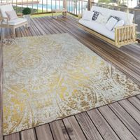 🧡 In - & Outdoor Teppich NEU Vintage Gold meliert Balkon