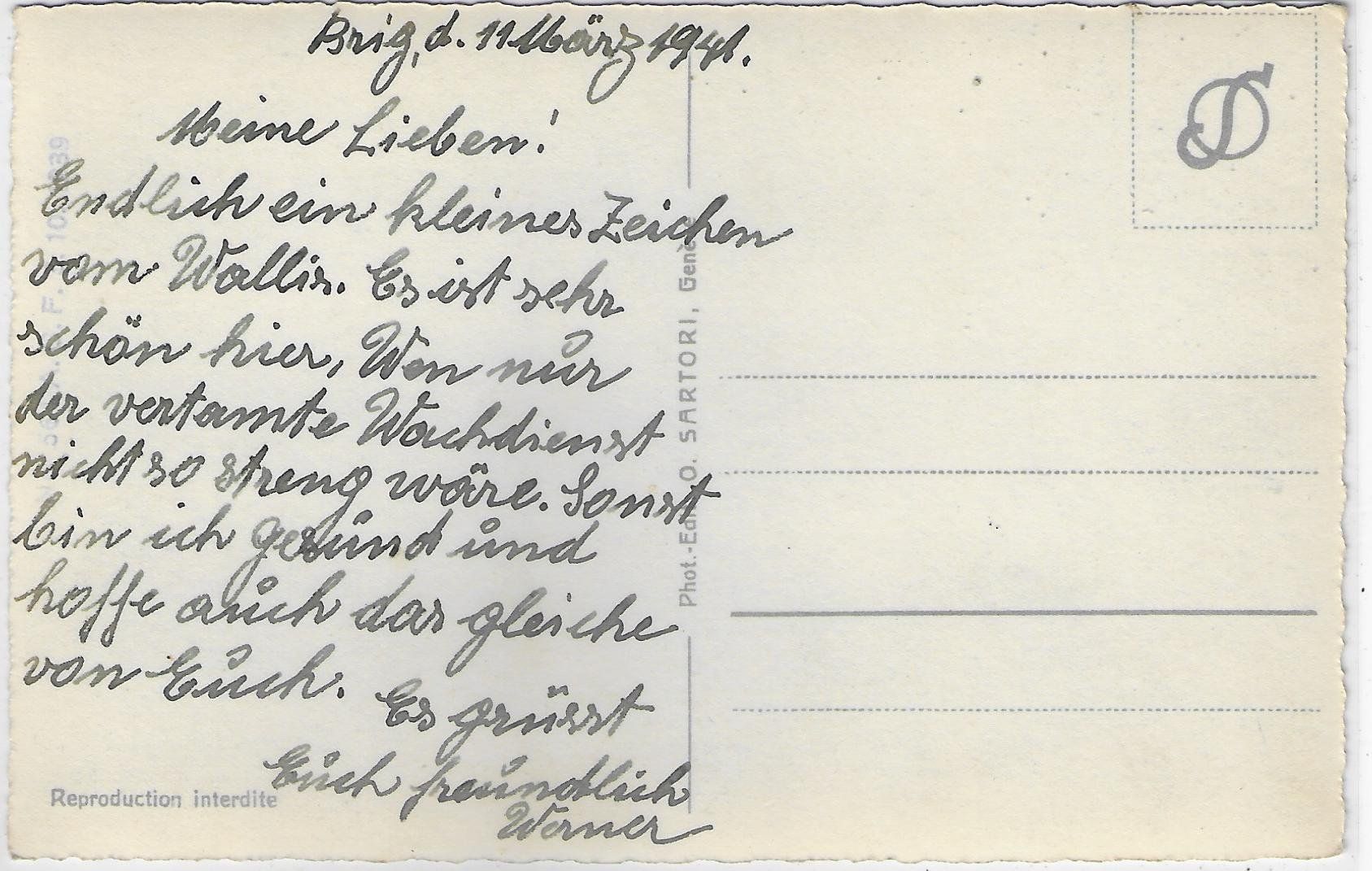 Cartes postales: Brigue Brig - Vue generale avec gare - Bahnhof – D'occasion à Ettingen par Kartenplanet 1