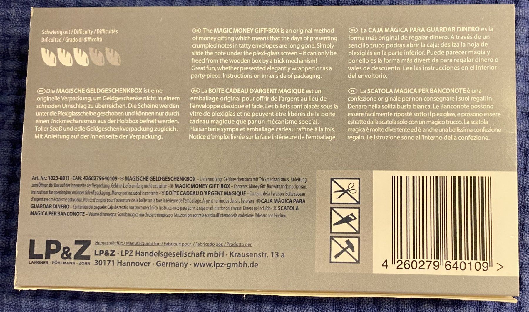 Articoli in legno: Magische Geldgeschenkbox – Usato da Winterthur venduto da Gotzi4 3