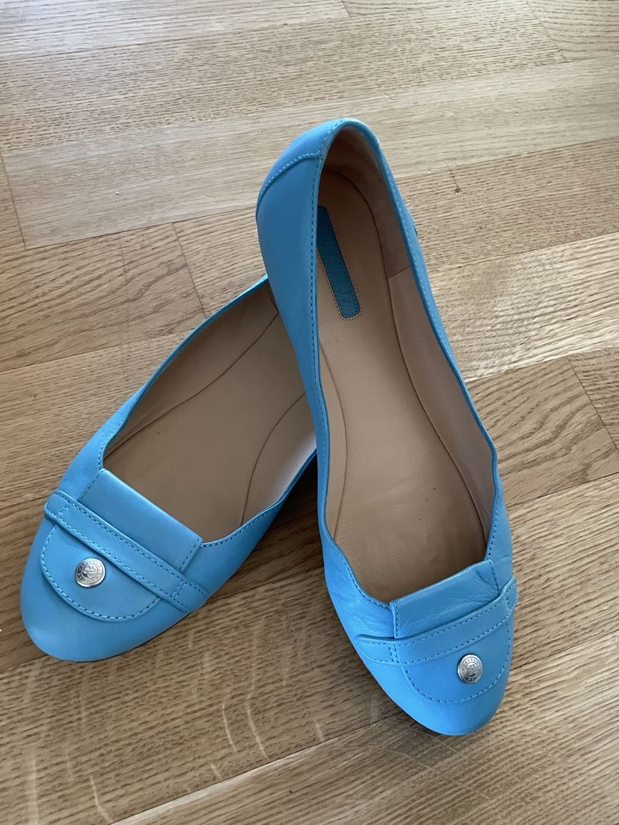 Longchamp Scarpe da donna: Longchamp Ballerina Gr 39 Hellblau  – Usato da Zürich venduto da sunnaschie