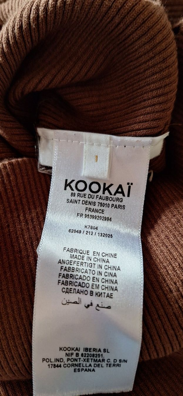 Kookai Maglioni & Felpe: Kookai, pull brun – Nuovo e nell'imballaggio originale da Lussery-Villars venduto da pousinete02 2