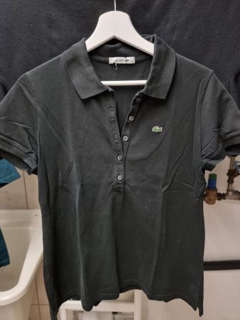 Polohemd Lacoste Damen schwarz Grösse 44