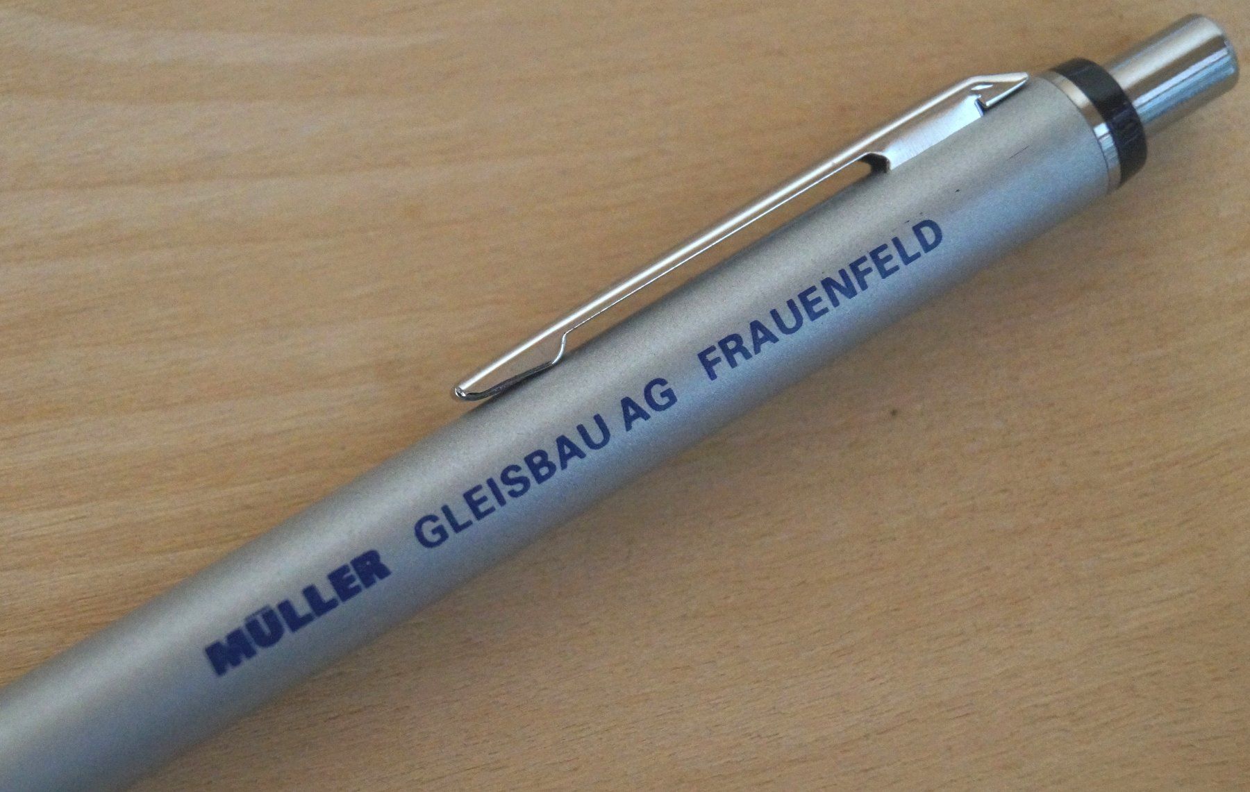 Penna & Evidenziatori: Kugelschreiber Müller Gleisbau AG – Nuovo (secondo la descrizione) da Lenk im Simmental venduto da Ruedauph 1