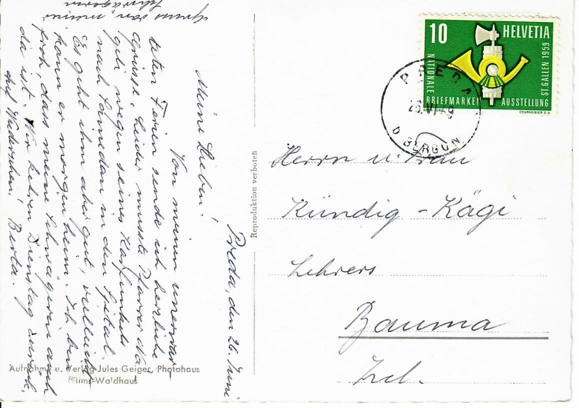 Cartes postales: Naz und Preda – D'occasion à Hochdorf par Ziegel-16 1