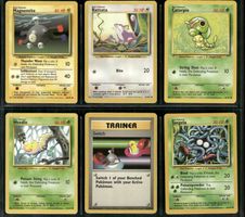 Vintage 1999 Pokémon Karten Base Set EN Lot of 6